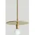 Medium Industrial Pendant Light - Brass