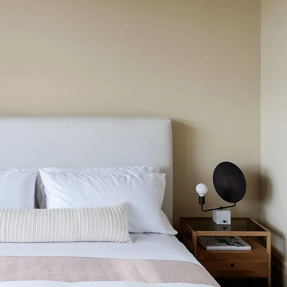 Orbit Table Lamp with Marble Base - Brass, Metal