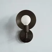 Orbit Wall Sconce with Switch - Bronze, Metal