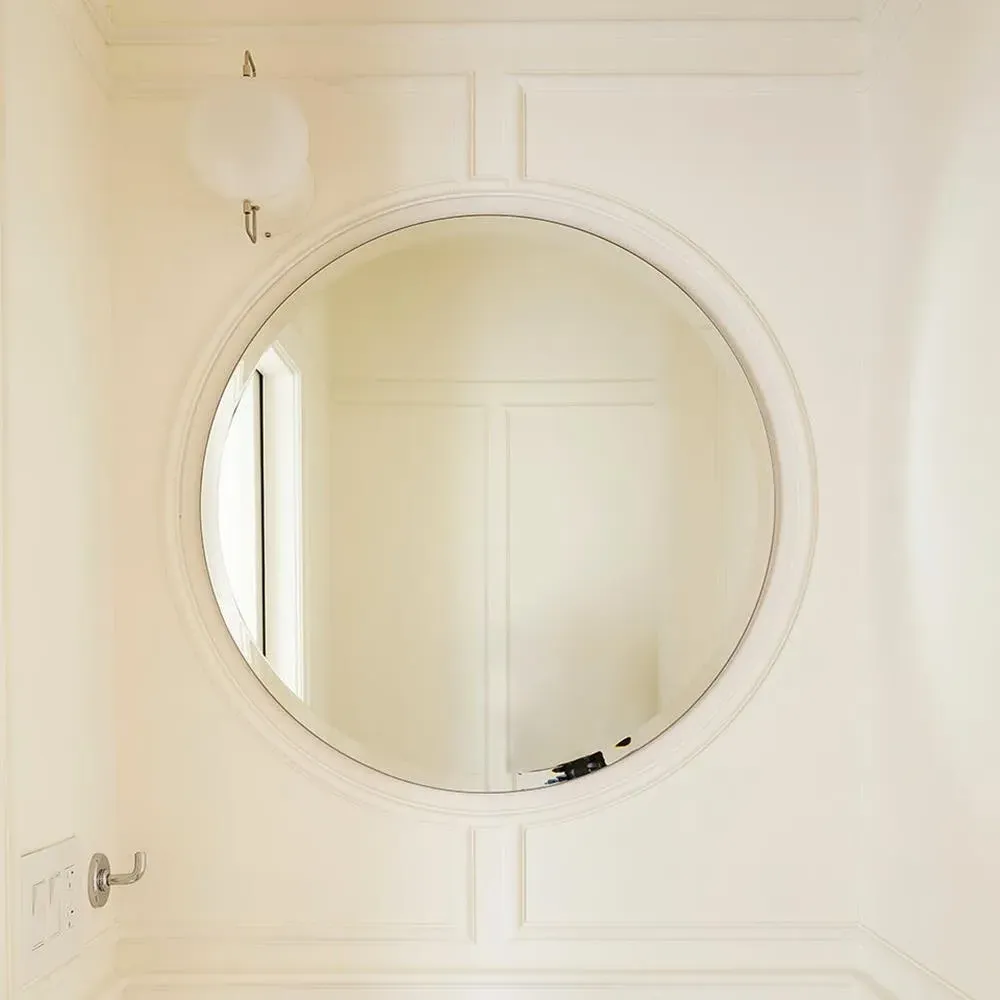 Park Flush Mount Wall Light - White Enamel