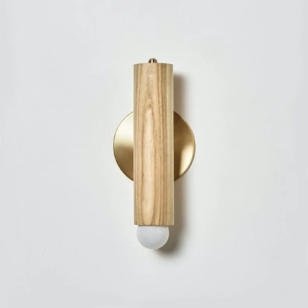 Wall Sconce with Pivot - Oxidised Oak, Wood