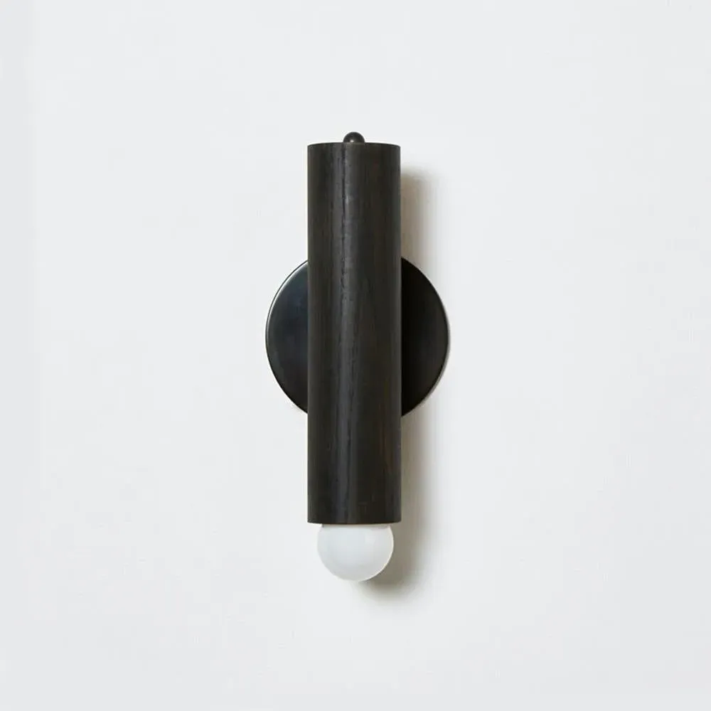 Wall Sconce with Pivot - Oxidised Oak, Wood image
