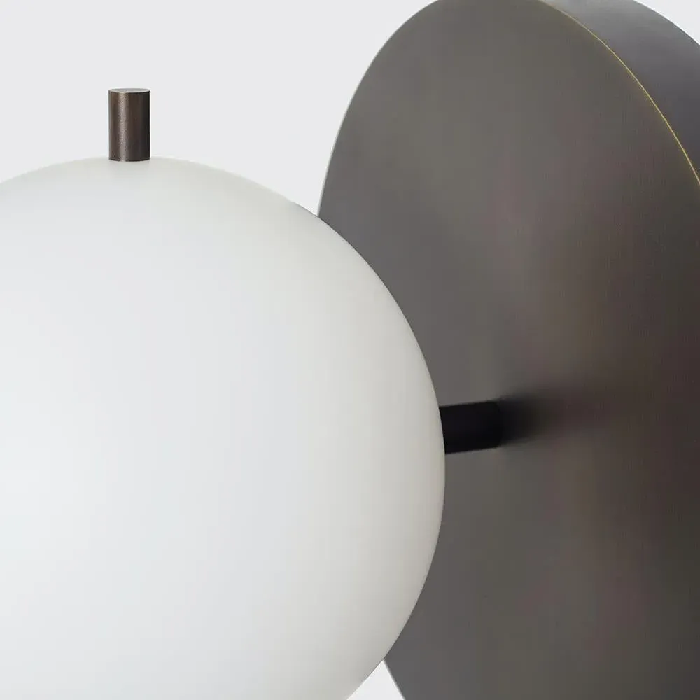 Wall Sconce with Pull Chain - Bronze, Metal