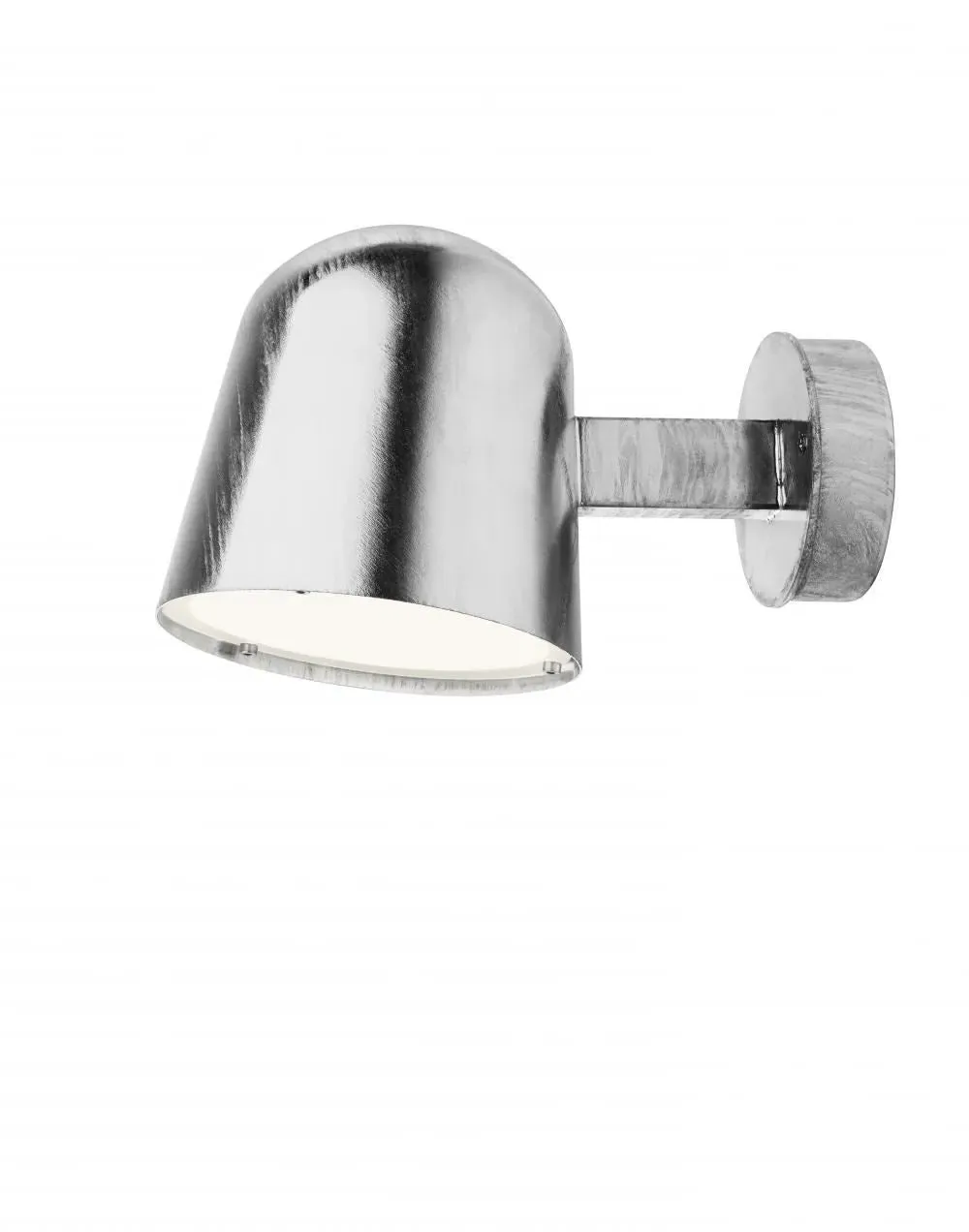 Convex Outdoor Wall Light - Black, Steel