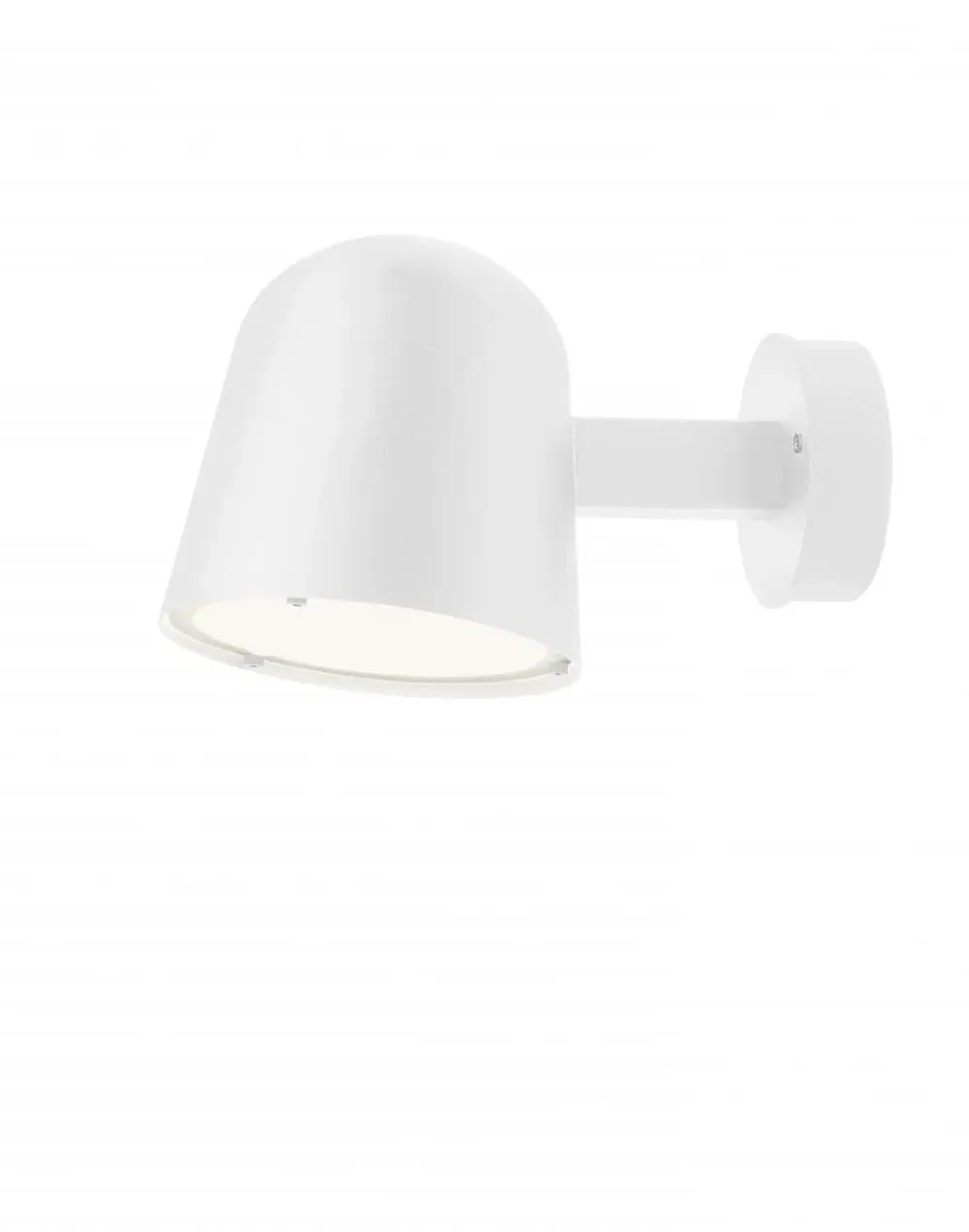 Convex Outdoor Wall Light - Galvanised, Steel