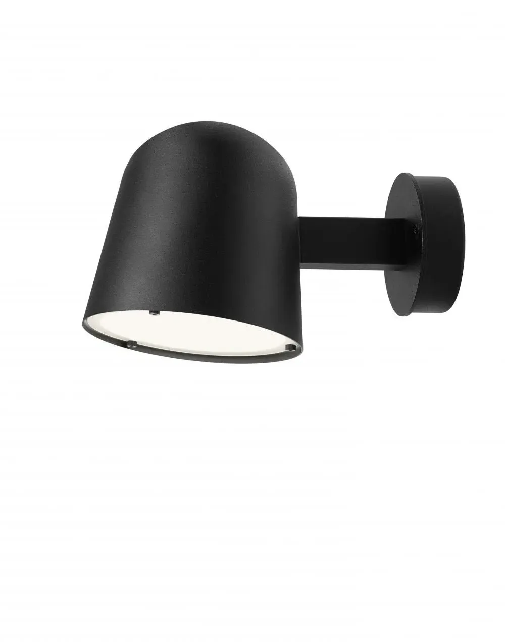 Convex Outdoor Wall Light - Galvanised, Steel