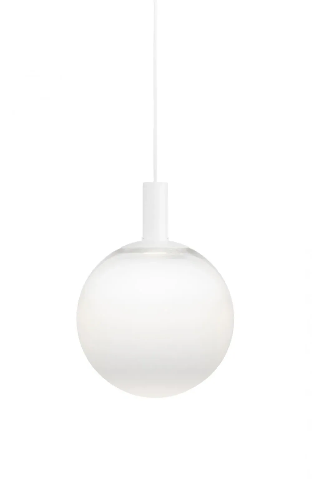 Medium Pendant Light with Globe Shade - Copper