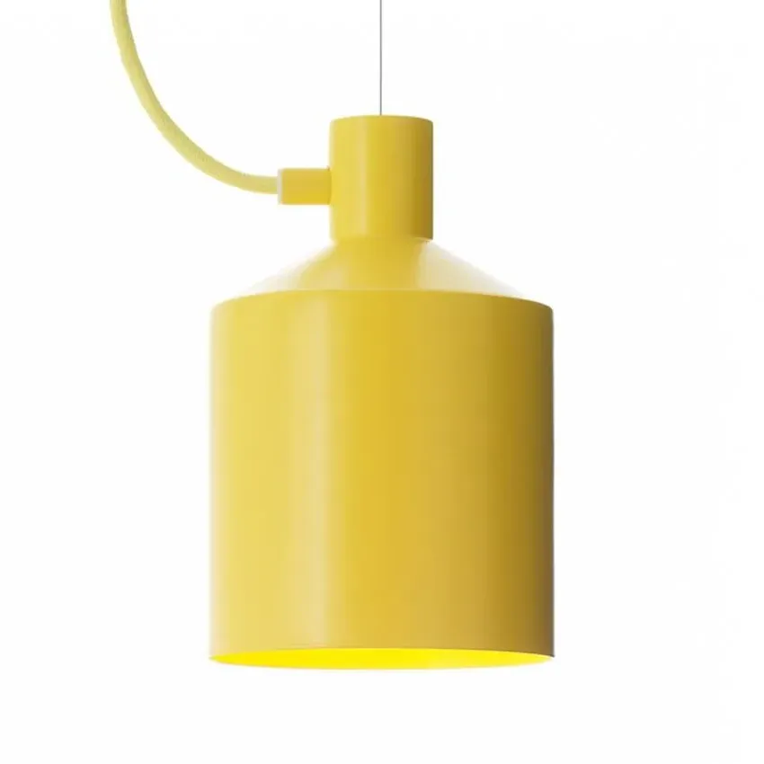 Silo Pendant Light with E27 Socket - Black