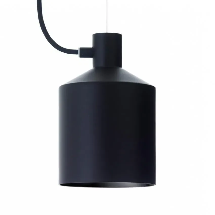 Silo Pendant Light with E27 Socket - Yellow