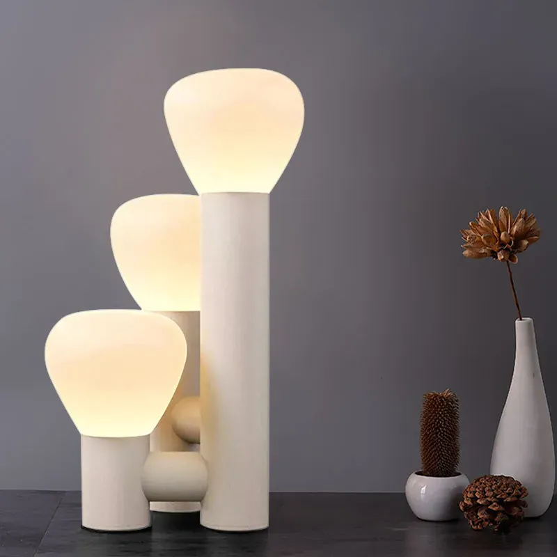 3-Light Table Lamp with Switch - Red/Green/White image