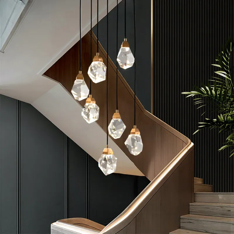 7-Light LED Crystal Tiered Chandelier - Crystal image