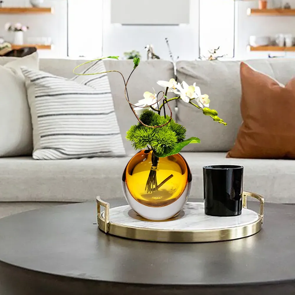 Artificial Flower Arrangement in Vase - White