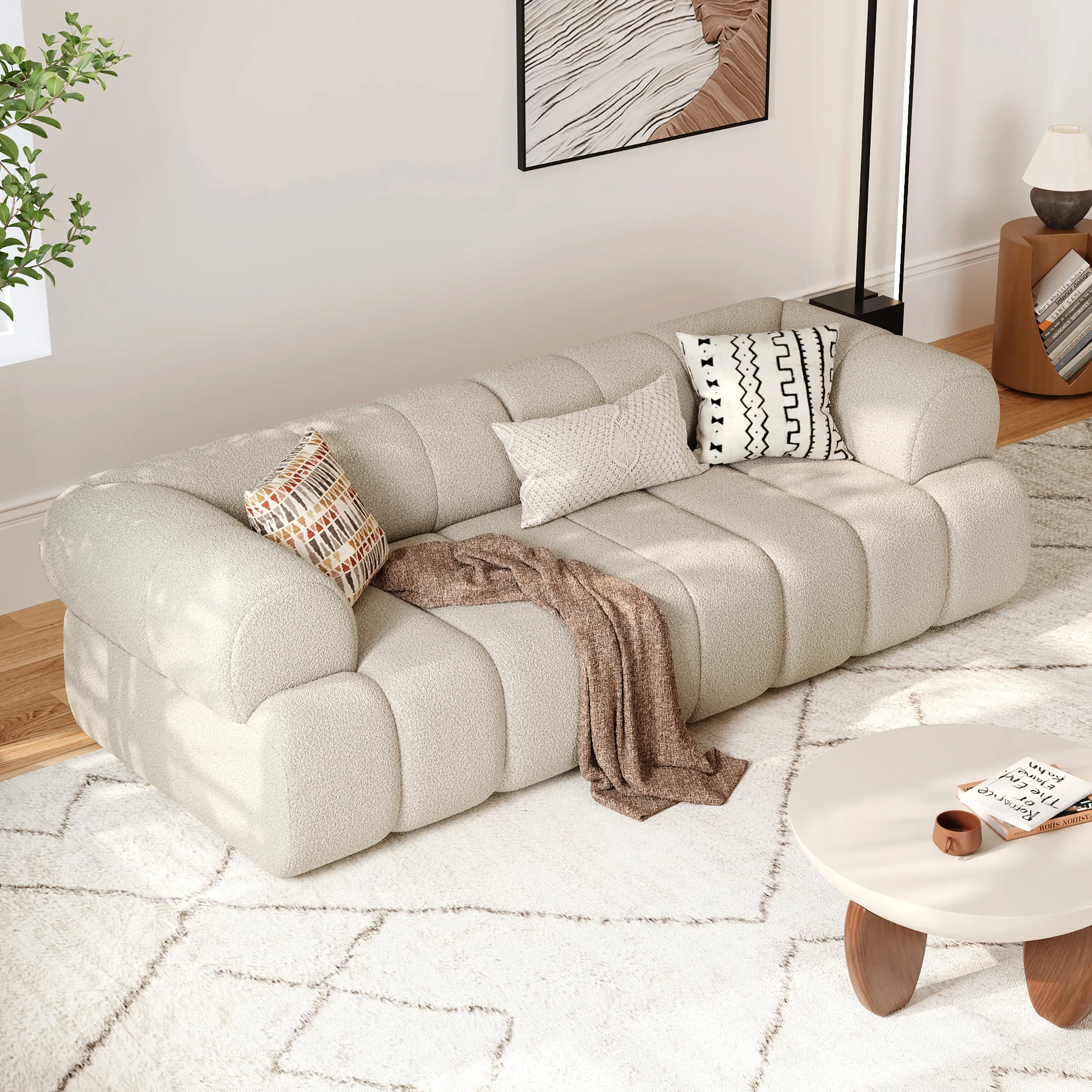 Nimbus 2-Seater Modular Loveseat - Chenille