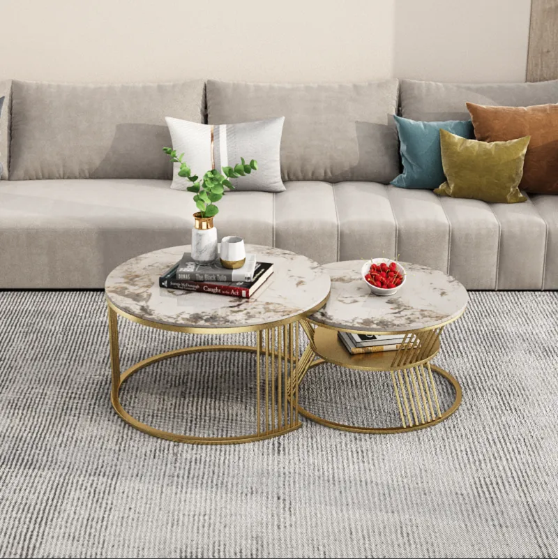 Pandora 2-Piece Nesting Coffee Table Set with Storage