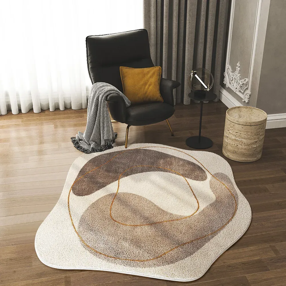 Round Area Rug - Faux Cashmere image