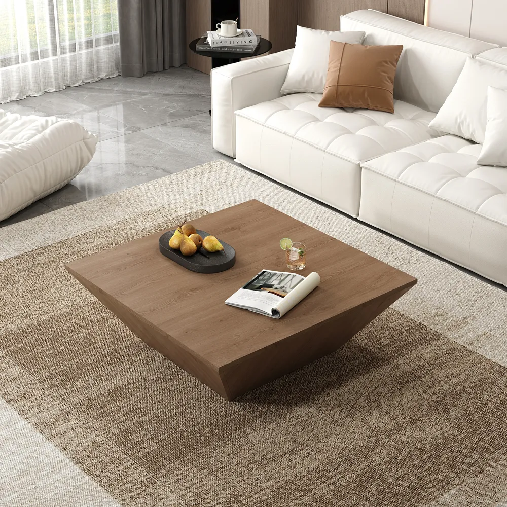 Square Drum Coffee Table with Storage image
