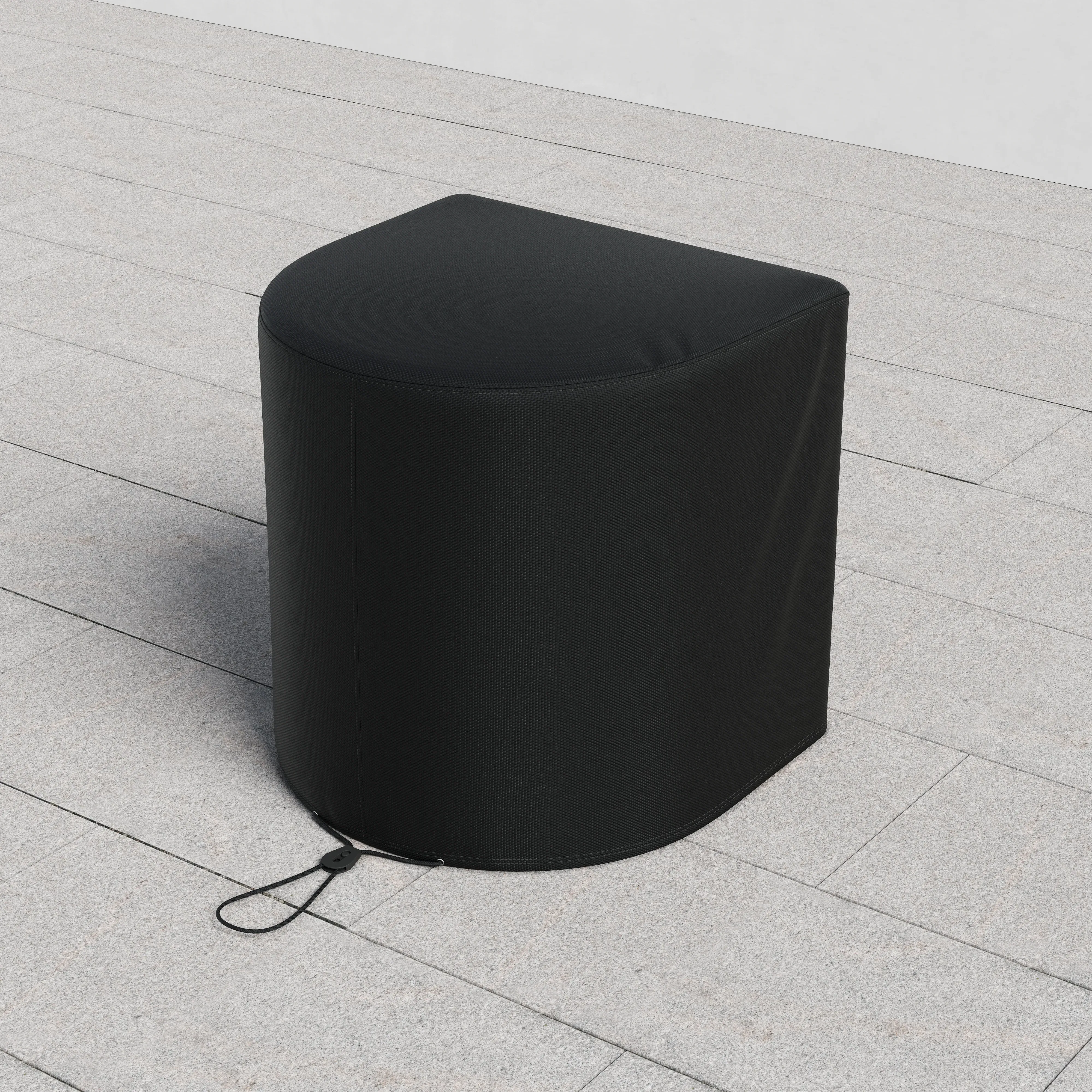 Costra 800D Canvas Water-Resistant Lounge Chair Cover - Black product