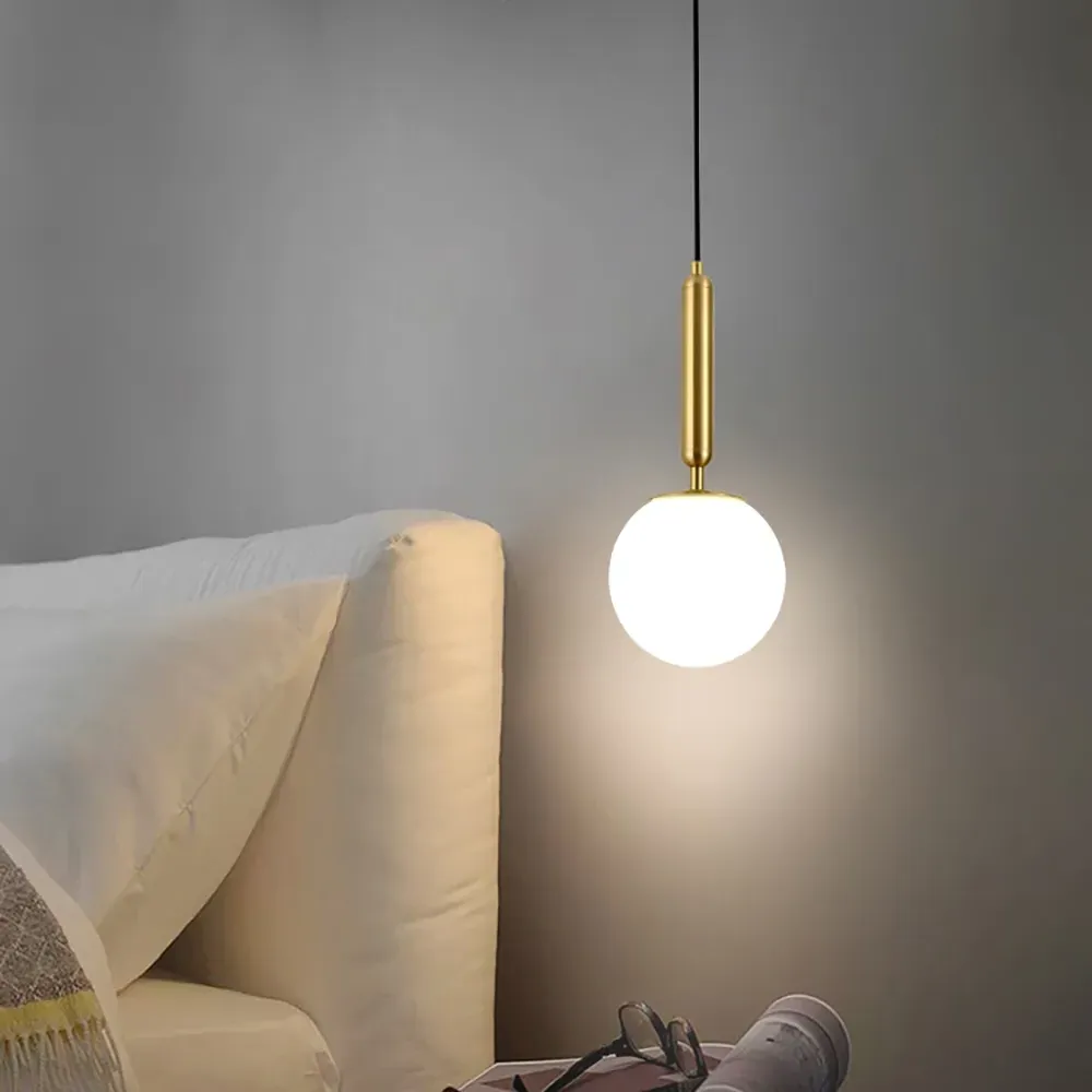 Decorica LED Globe Single Pendant Light - Gold, Metal product
