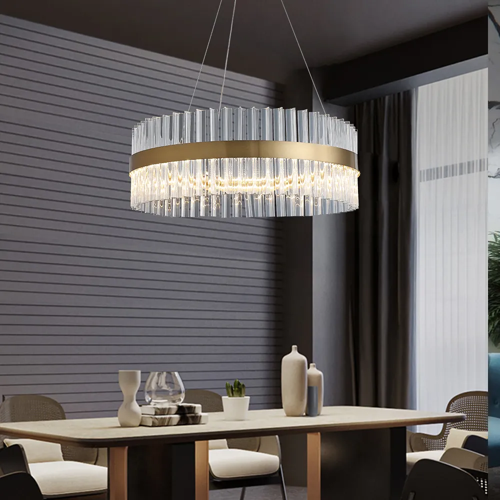 Fixedo Round Chandelier with Adjustable Cables - Brass product