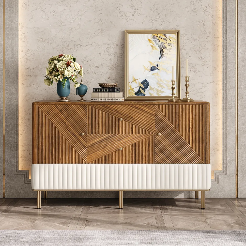 Wovent Sideboard with Storage - Walnut, Wood product