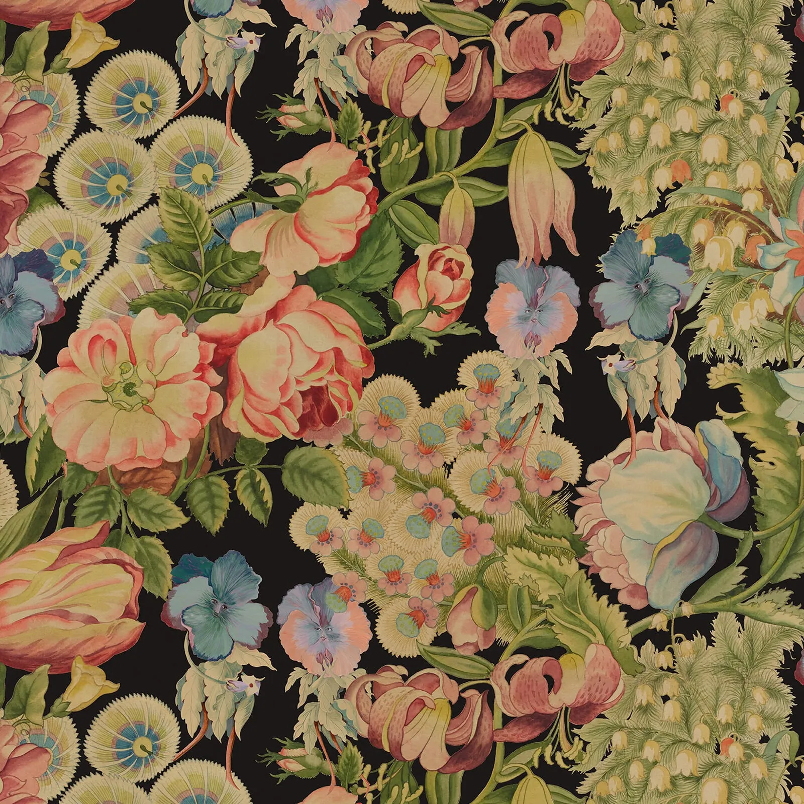 Amatoria Magna Wallpaper - Black product