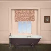 Anaconda Roman Blind - Dusky Pink, Velvet