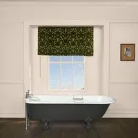 Anaconda Roman Blind - Olive Green, Velvet