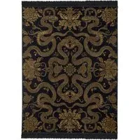 Anaconda Rug - Black, Wool