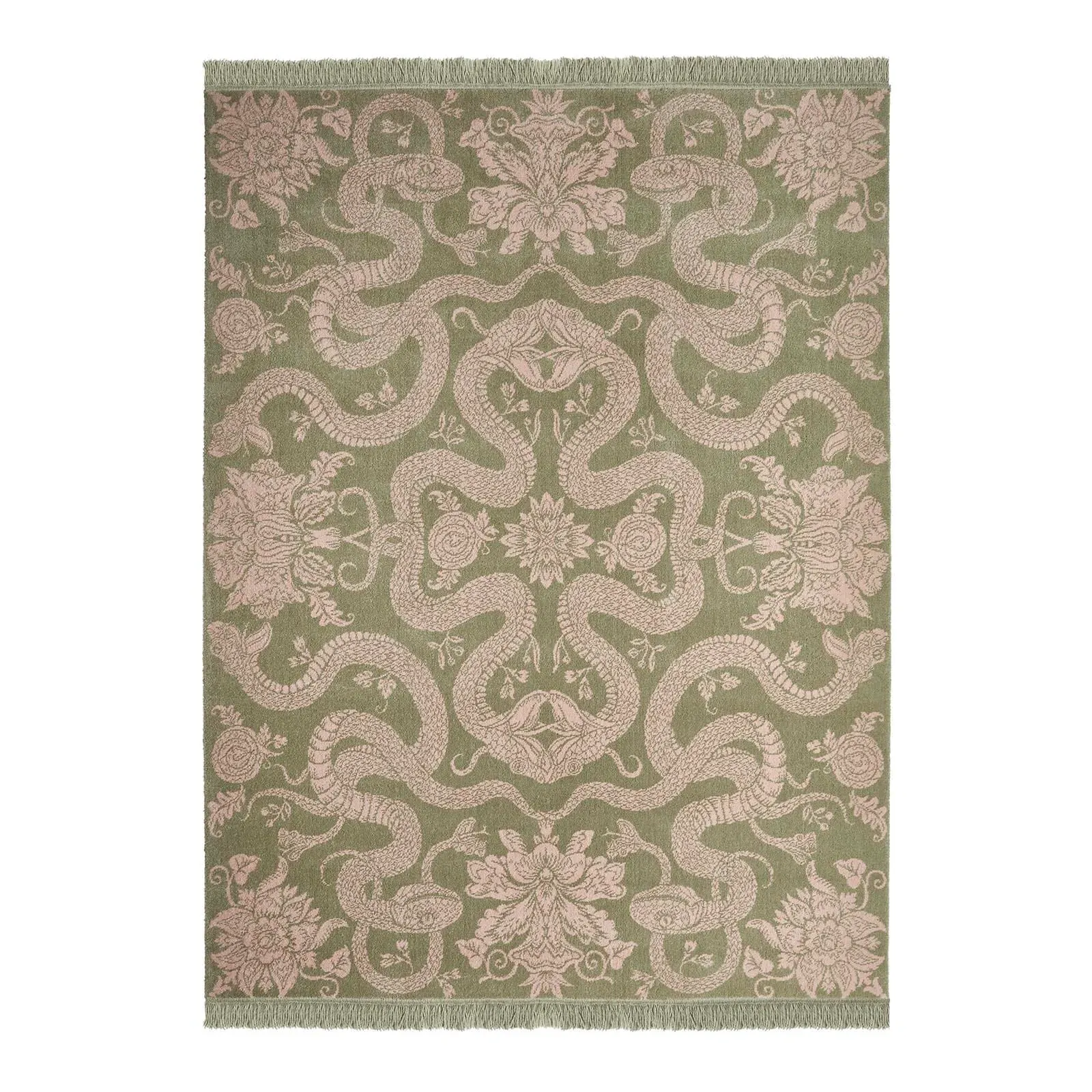 Anaconda Rug - Sage, Wool
