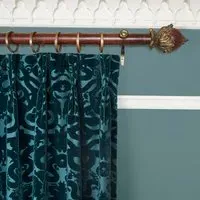 Anaconda Velvet Curtain - Petrol