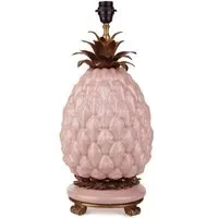 Ananas Lampstand - Quartz Pink, Brass