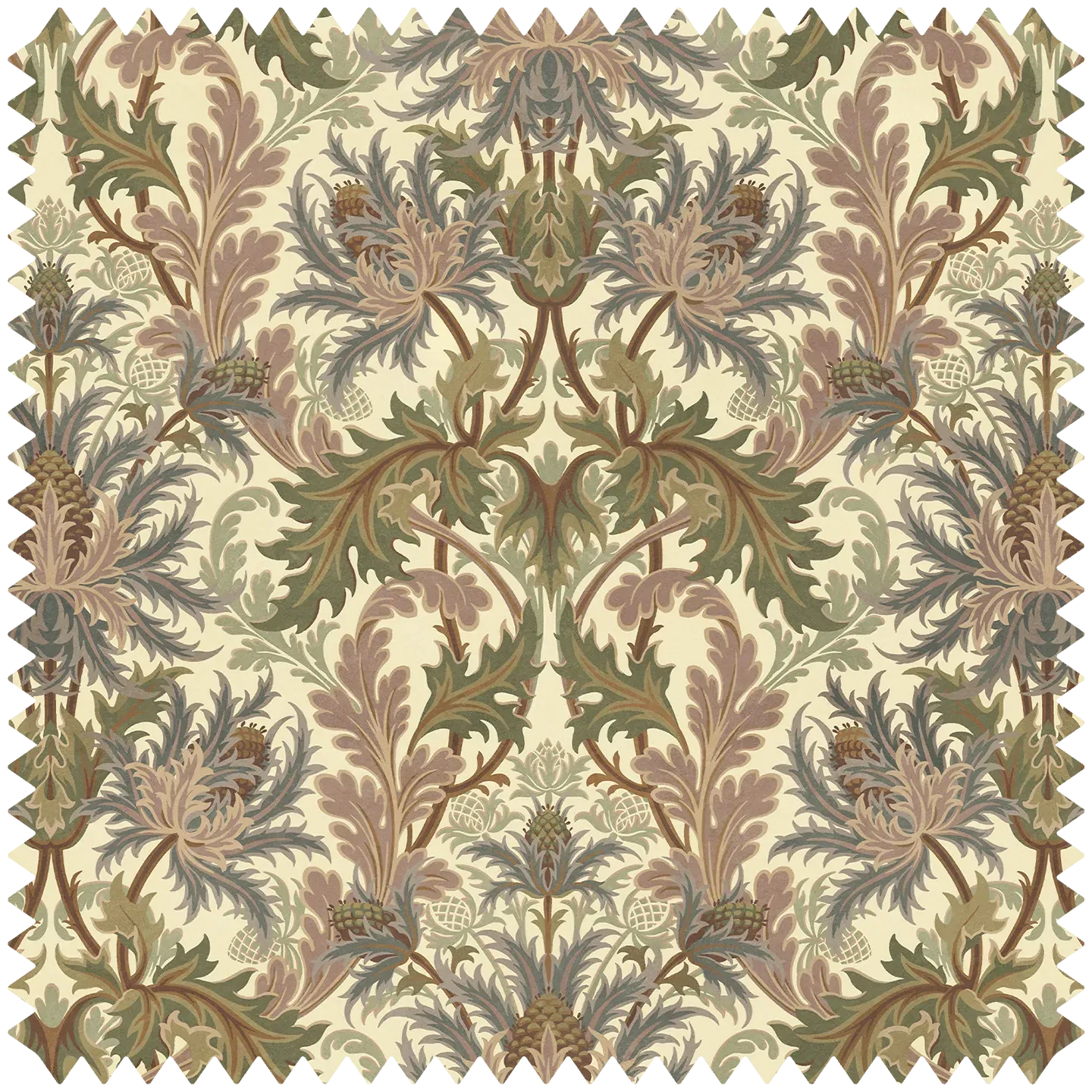 AQUIFOLIA Cotton Linen Fabric - Ecru image