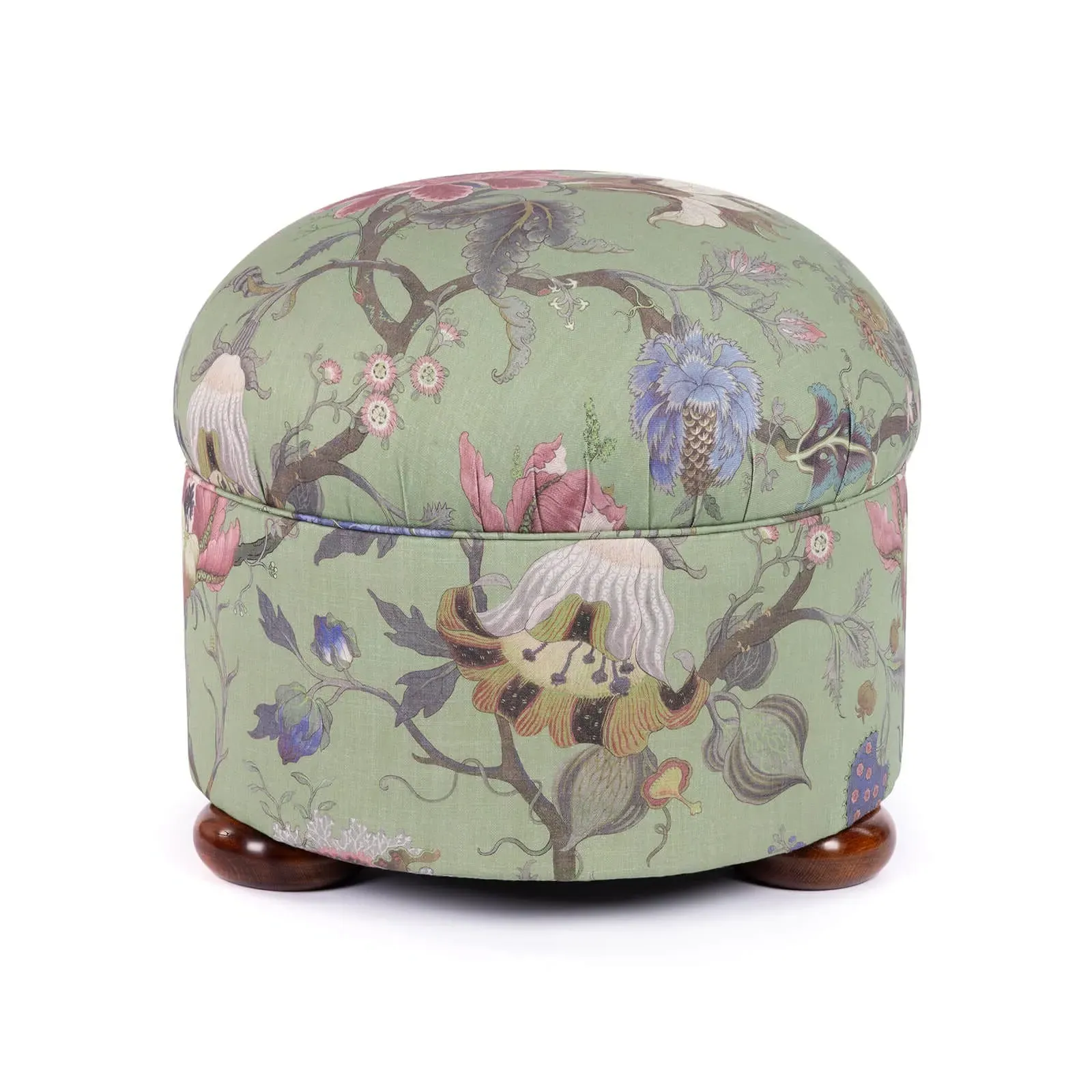 ARTEMIS Cotton Linen Vesper Ottoman - Jadeite image