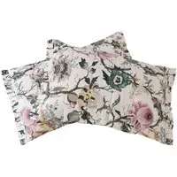 Artemis Cotton Sateen Pillowcases - Off White (Set of 2)
