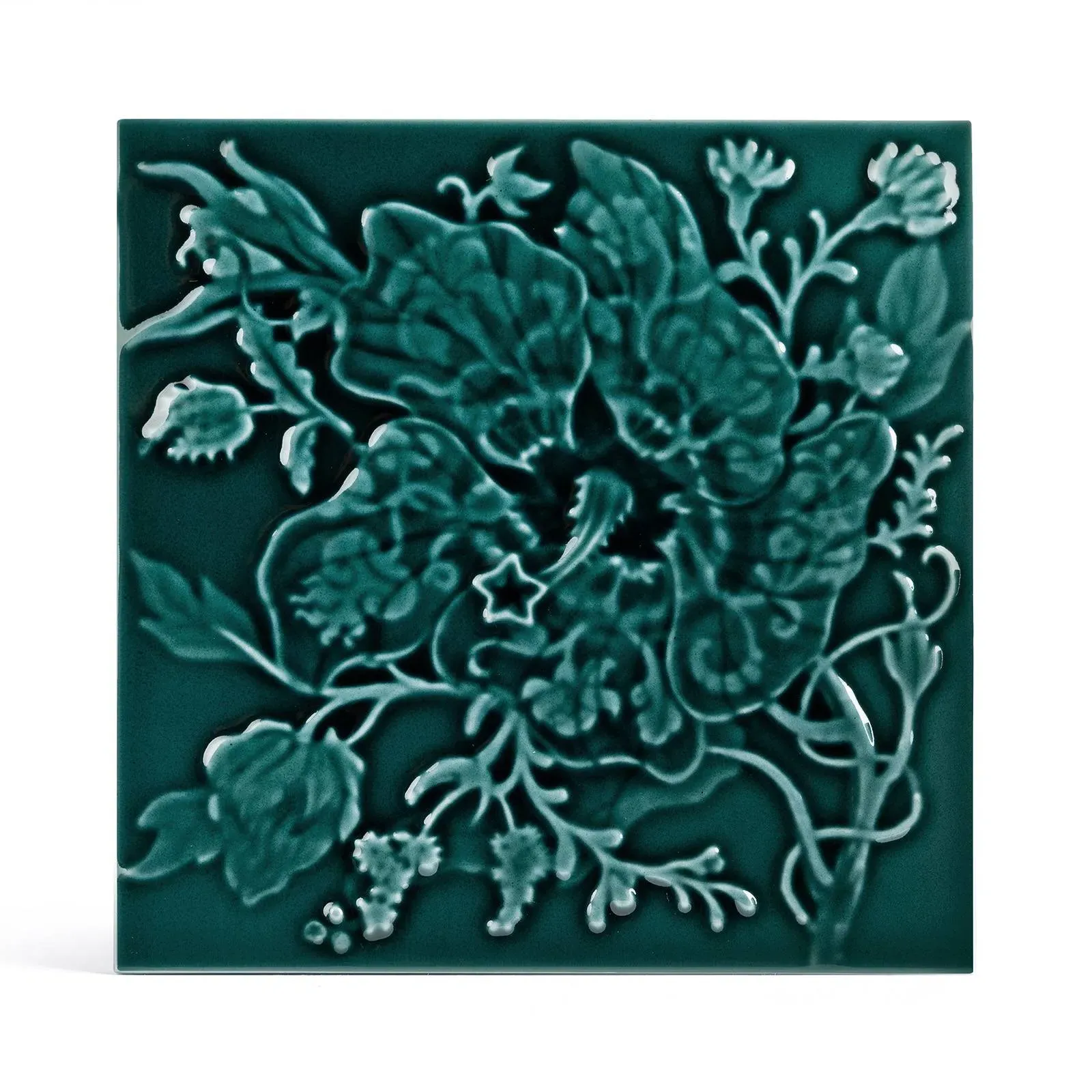 Artemis Hibiscus Relief Sample Tile - Euphorbia product