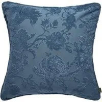 ARTEMIS Large Cut-Velvet Cushion - Cerulean