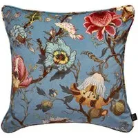 ARTEMIS Large Velvet Cushion - Azure