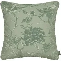 ARTEMIS Medium Cut-Velvet Cushion - Eucalyptus