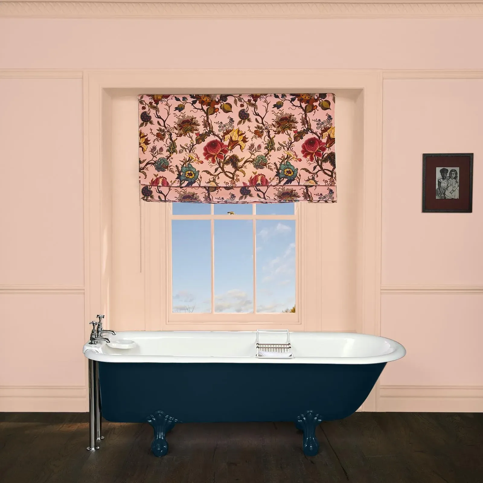 Artemis Roman Blind - Blush, Velvet