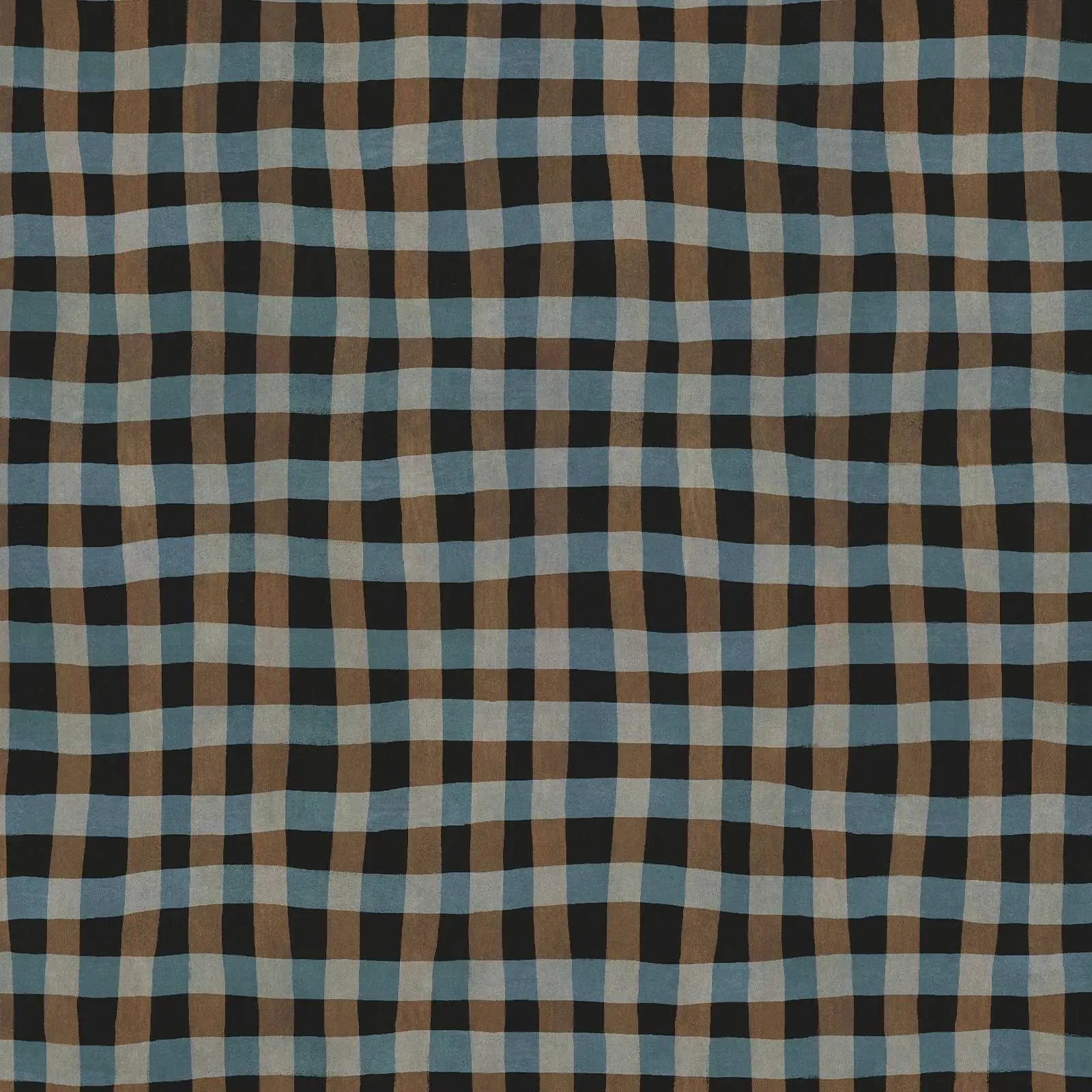Artist's Check Wallpaper Sample - Noir product