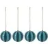 Artist's Stripe Baubles 4 Pack - Blue, Paper
