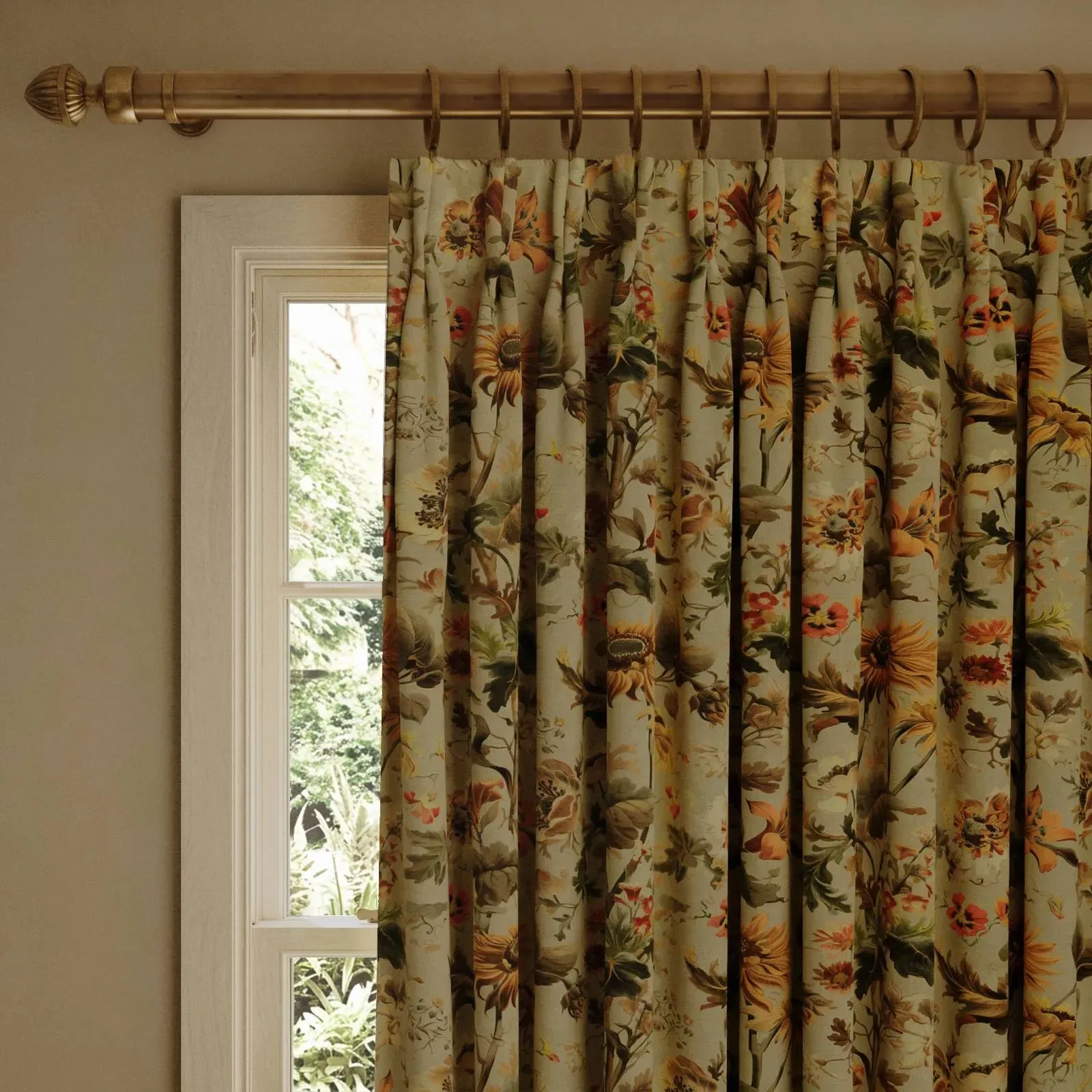 Avalon Cotton Linen Curtain - Apple, Linen product