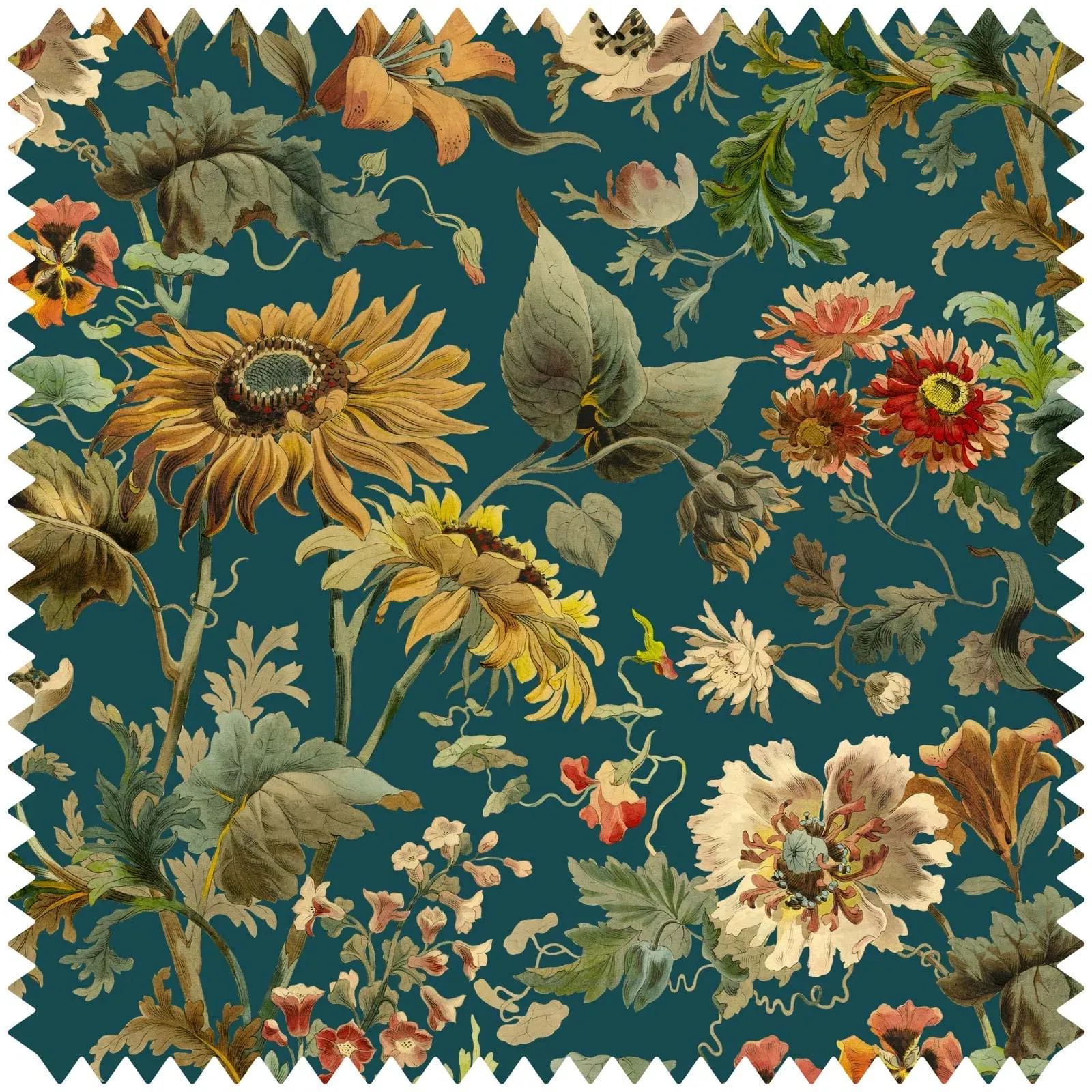 Avalon Velvet Fabric - Petrol, Velvet product