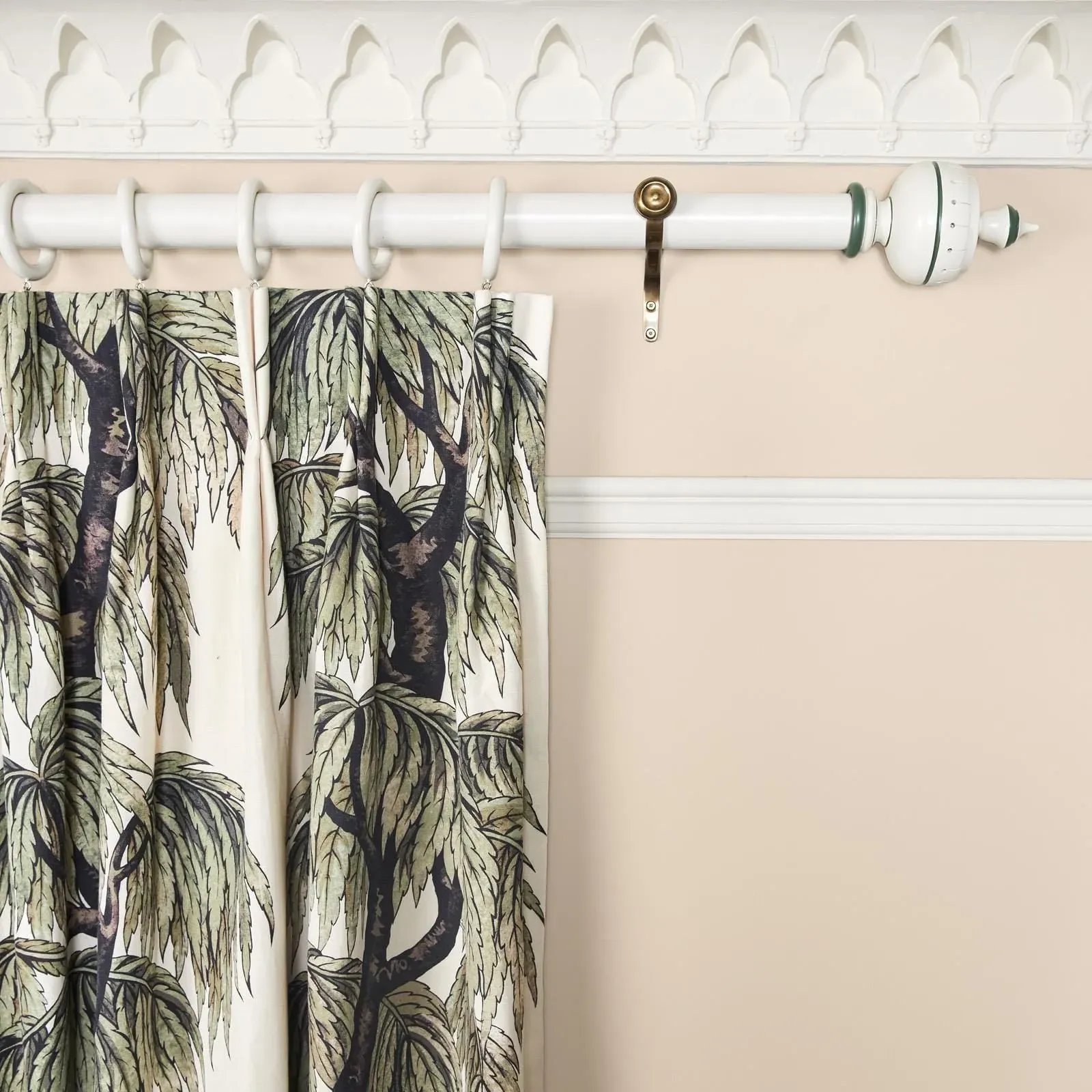 Babylon Cotton Linen Curtain - Papyrus