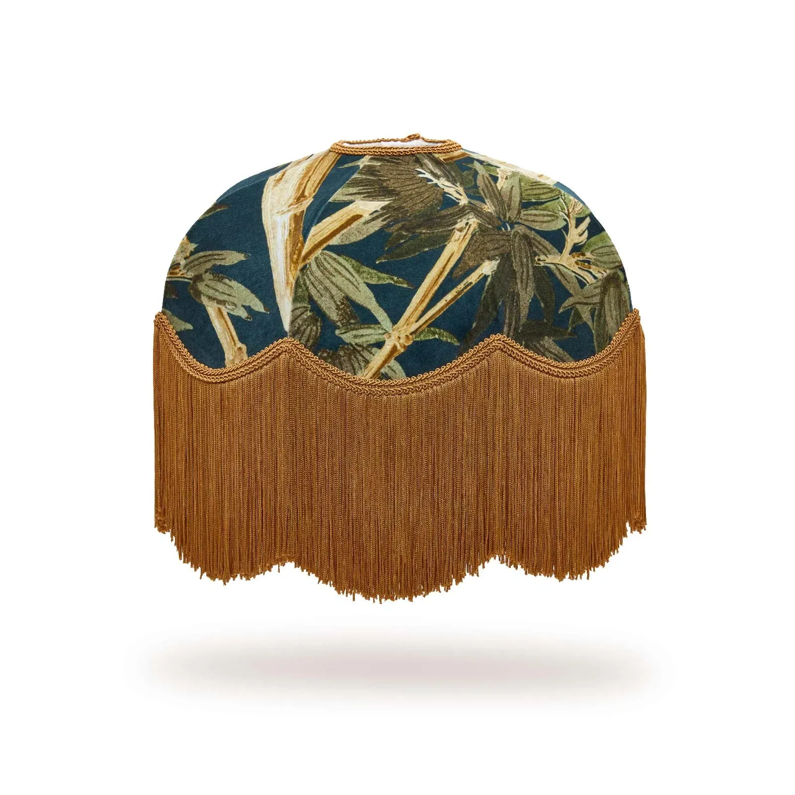 BAMBUSA Tilia Velvet Lampshade - Midnight product