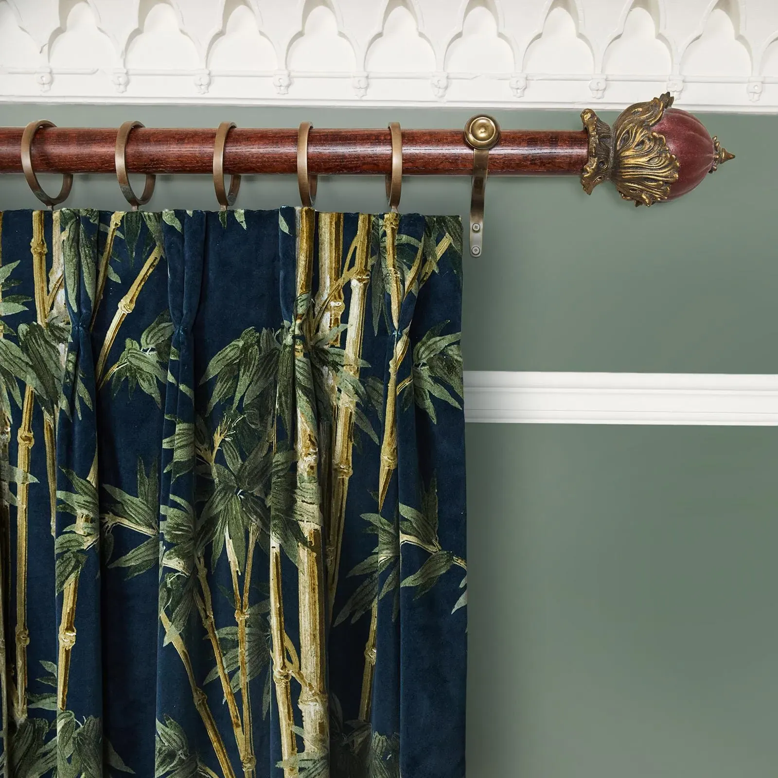 BAMBUSA Velvet Curtain - Midnight image