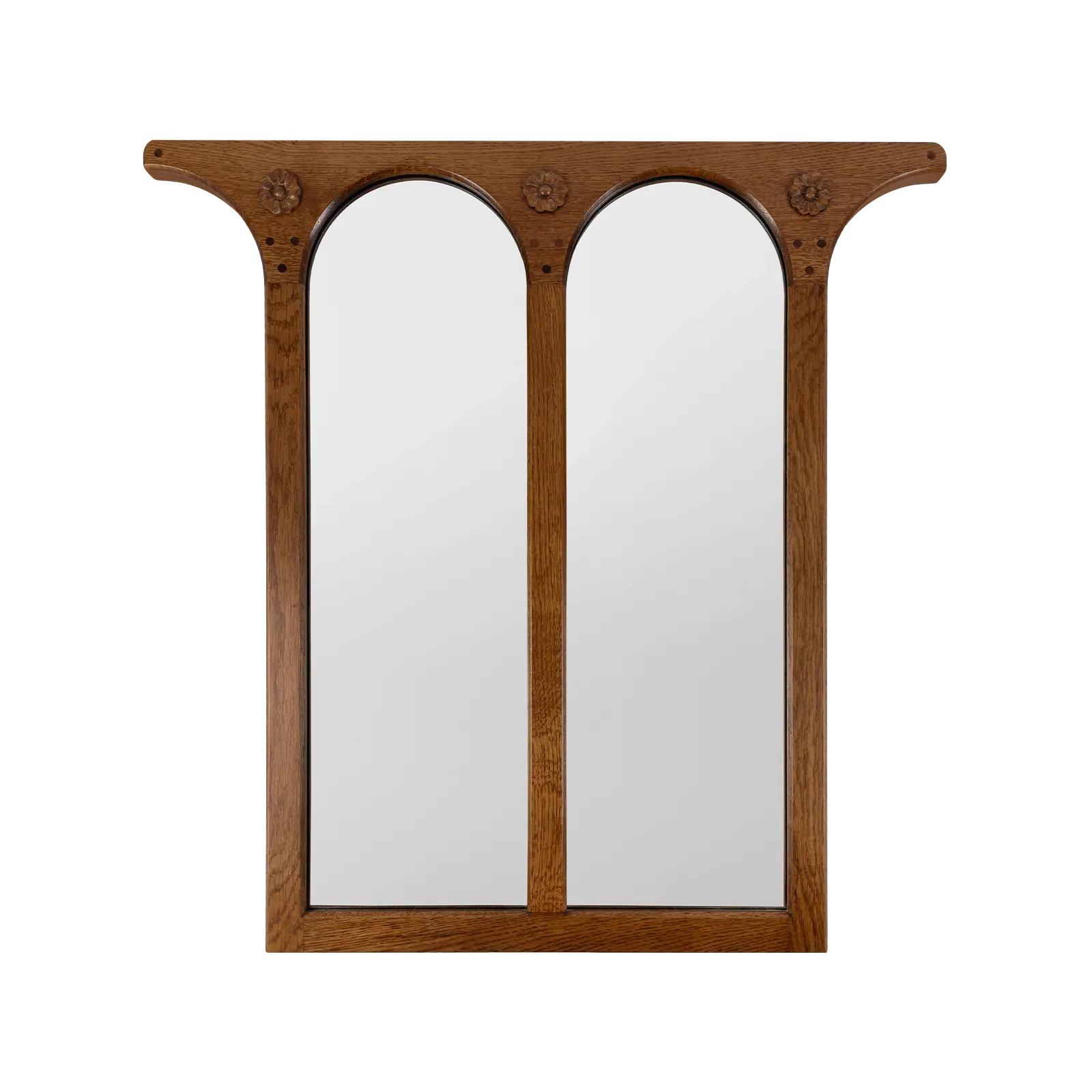 BRUNEL Double Mirror - Oak