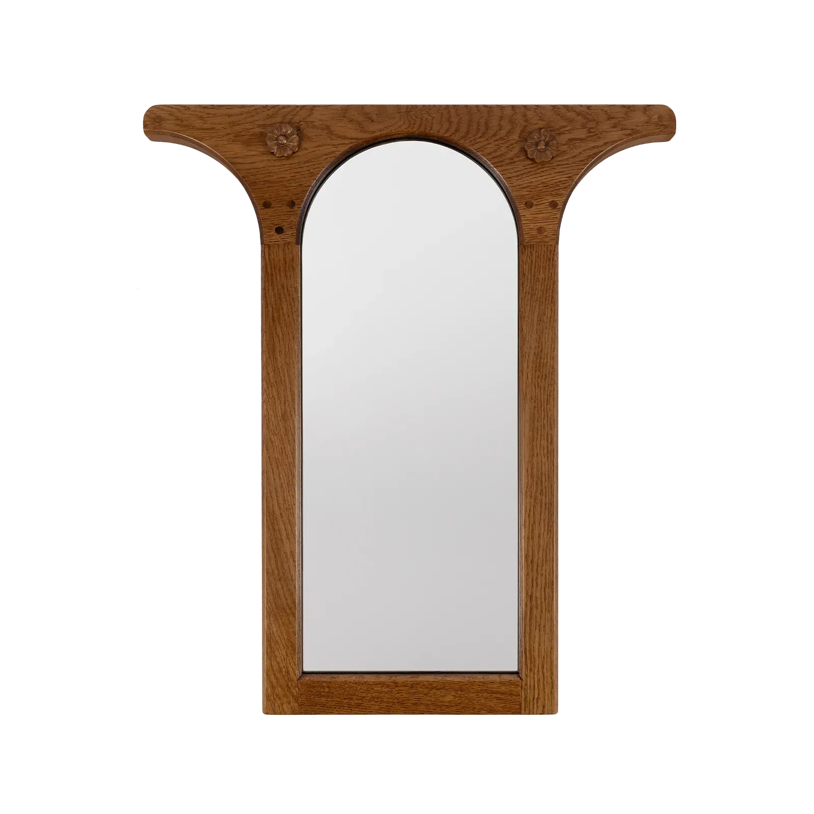 Brunel Single Mirror - Oak, Wood product