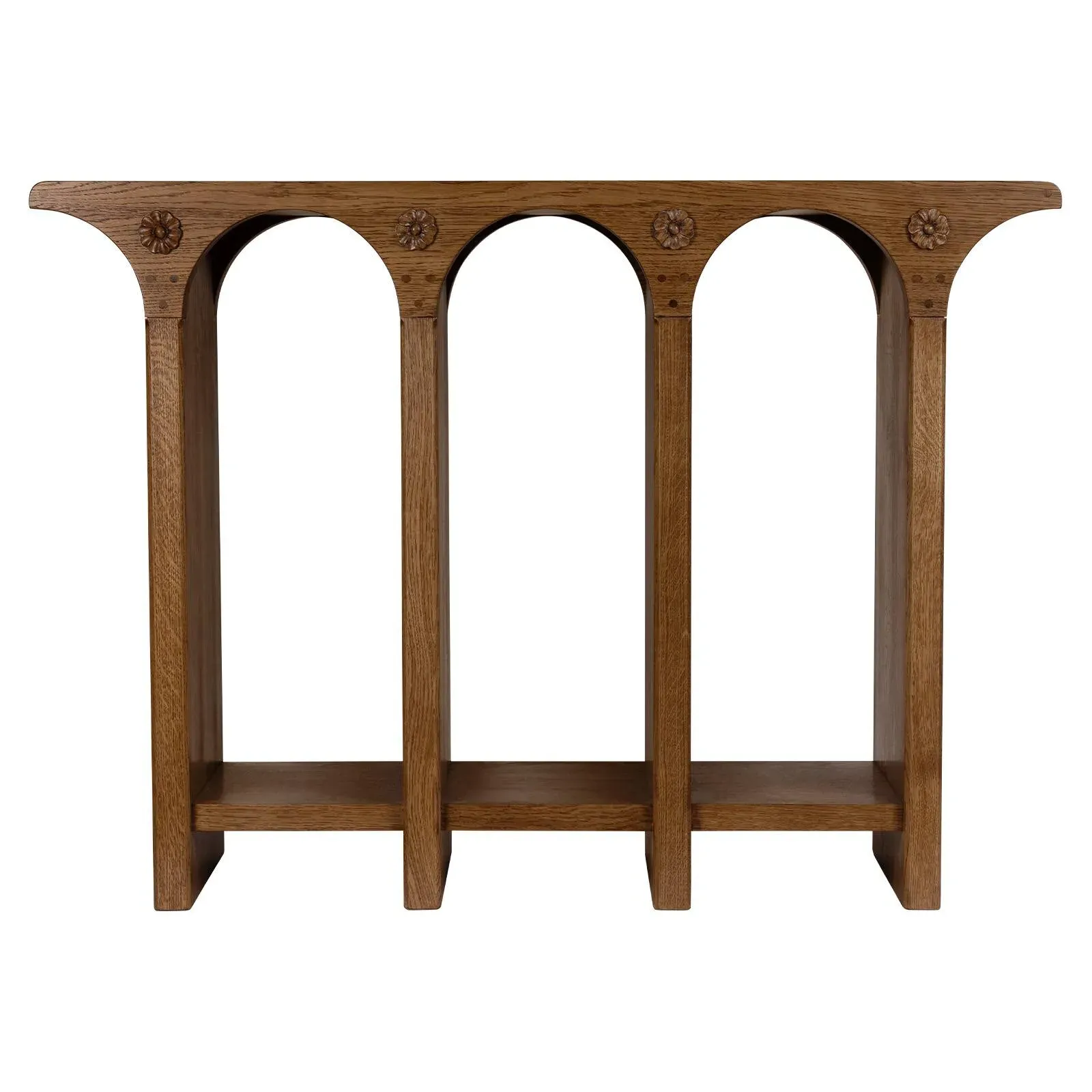 Brunel Triple Console Table - Oak, Wood product