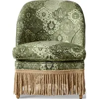 CASPAR Fireplace Pull-up Chair - Juniper, Linen